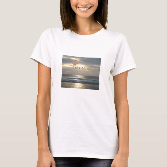 Camiseta Céu da Noite do Oceano Pacífico com Fotografias do (Frente)