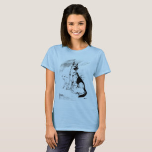 Camiseta Céu do cão, o rebanho do mestre