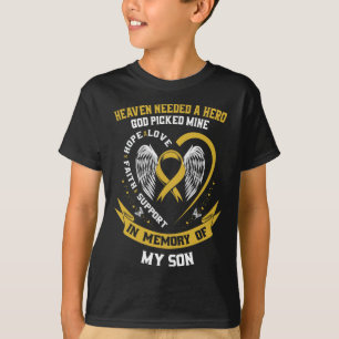 Camiseta Céu Dourado Precisava de um Herói Deus Escolheu Me