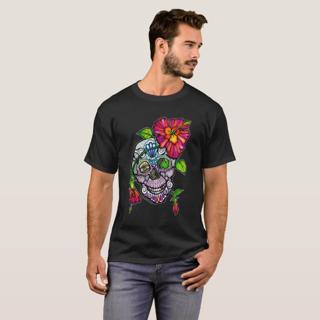 CAMISETA CÉU E FLOR DE AÇÚCAR (Frente Completa)