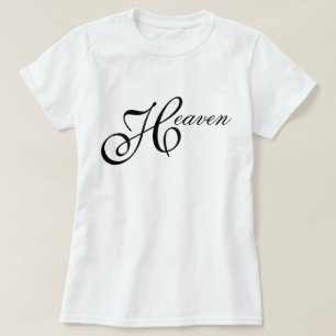 Camiseta "Céu" estética minimalista icônica script