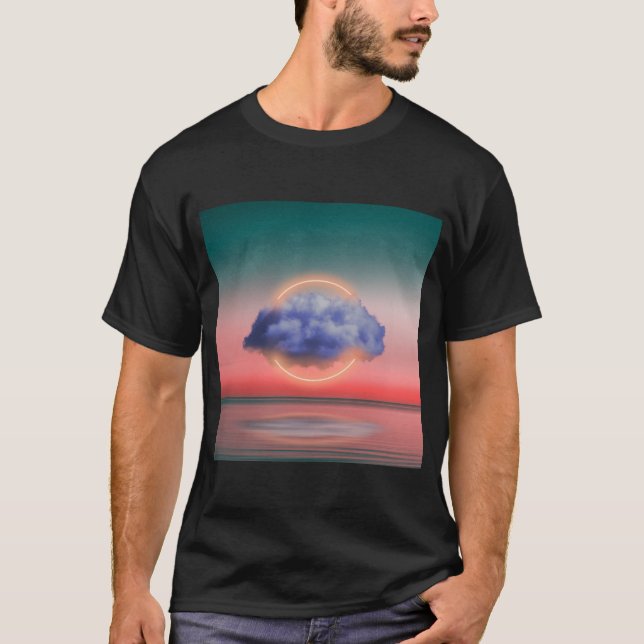 Camiseta Céu Estético Nuvem Sonhadora (Frente)
