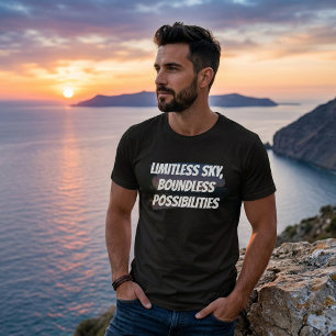 Camiseta Céu Ilimitado – Possibilidades Sem Fronteiras Moti