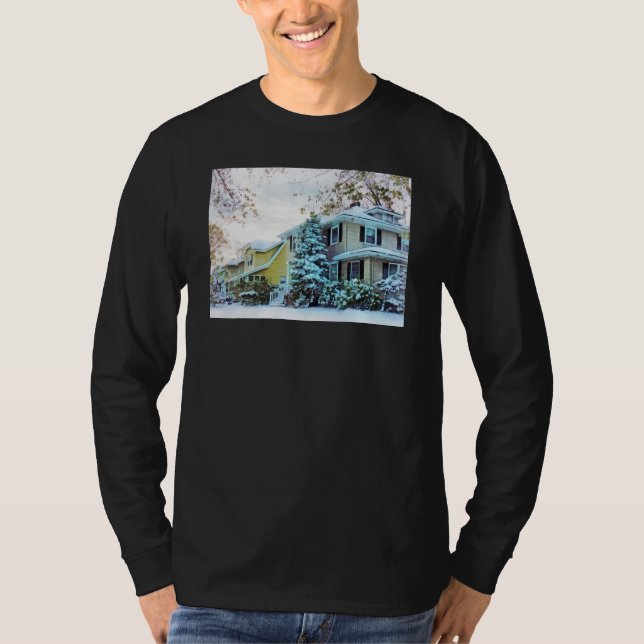Camiseta Céu Invernal de Aço (Frente)