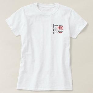 Camiseta Céu necessário um câncer pulmonar da mamã do h
