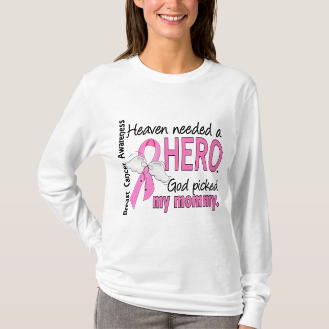 Camiseta Céu necessário um cancro da mama das mamães do (Frente)