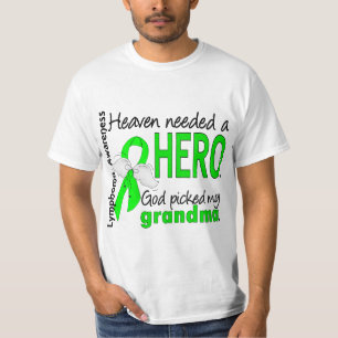 Camiseta Céu necessário um linfoma da avó do herói