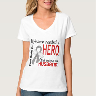 Camiseta Céu necessário um marido do cancro cerebral do
