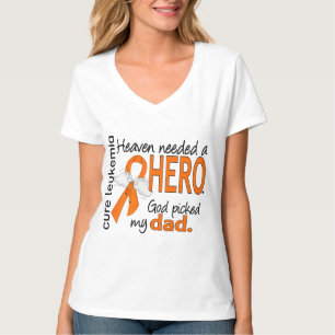 Camiseta Céu necessário uma leucemia do pai do herói