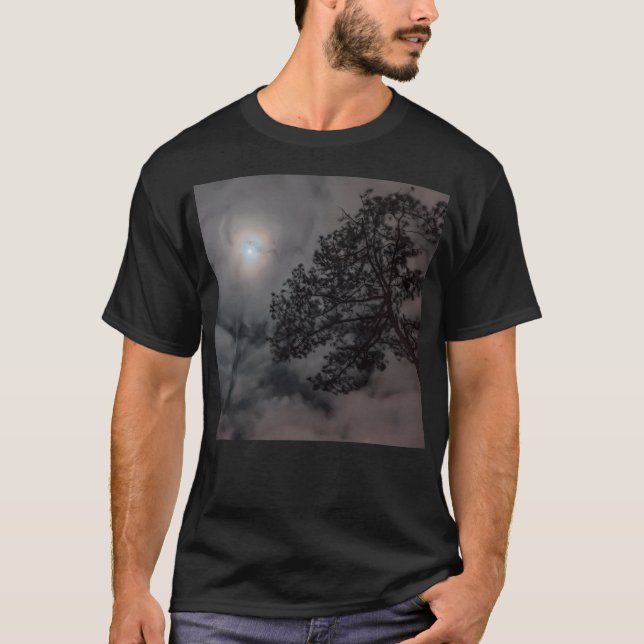 Camiseta Céu Noturno Com Lua (Frente)