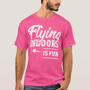 Camiseta Céu Submarino Voando a Bordo Corpo Engraçado Voand