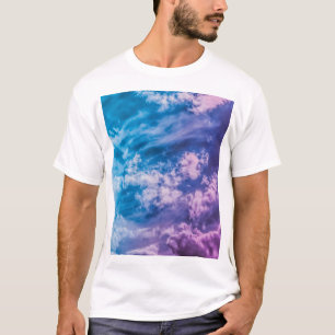 Camiseta Céu surreal, abstrato de arte sonhadora.