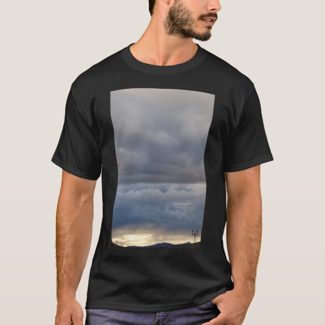 Camiseta Céu Tempestuoso Longo (Frente)