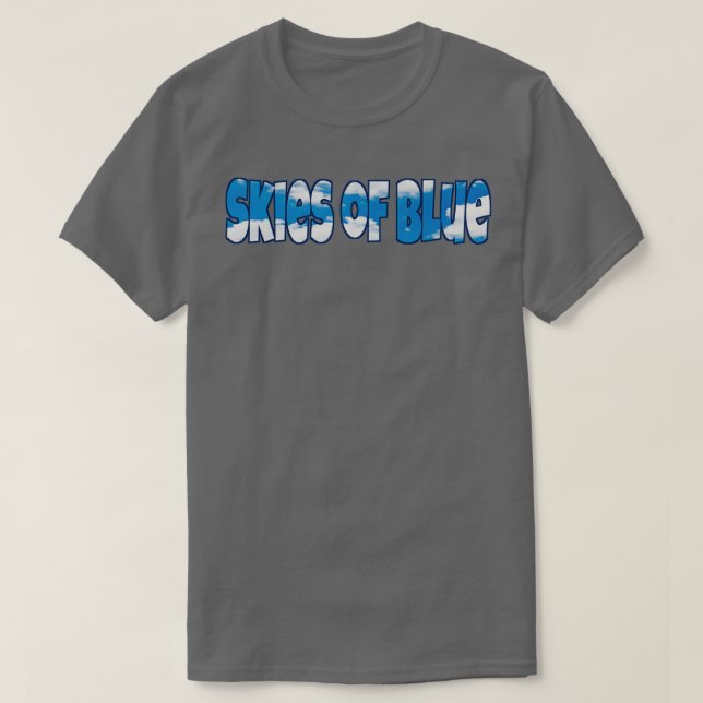 Camiseta Céus de azul (Frente do Design)