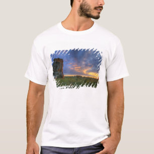 Camiseta Céus espetaculares do pôr do sol em Medicine Rocks
