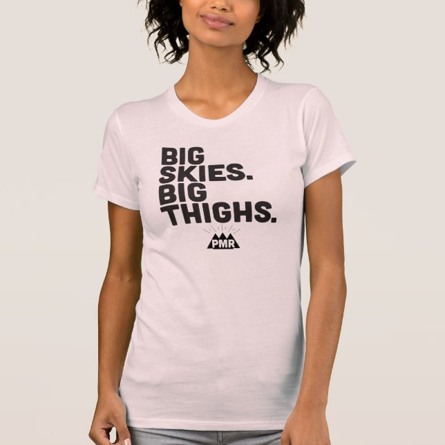 Camiseta Céus grandes de PMR, T grande das meninas das (Frente)