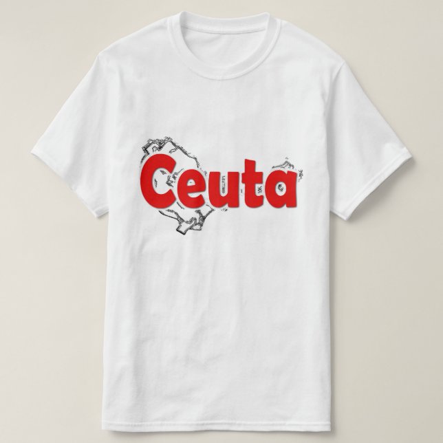 Camiseta Ceuta (Frente do Design)