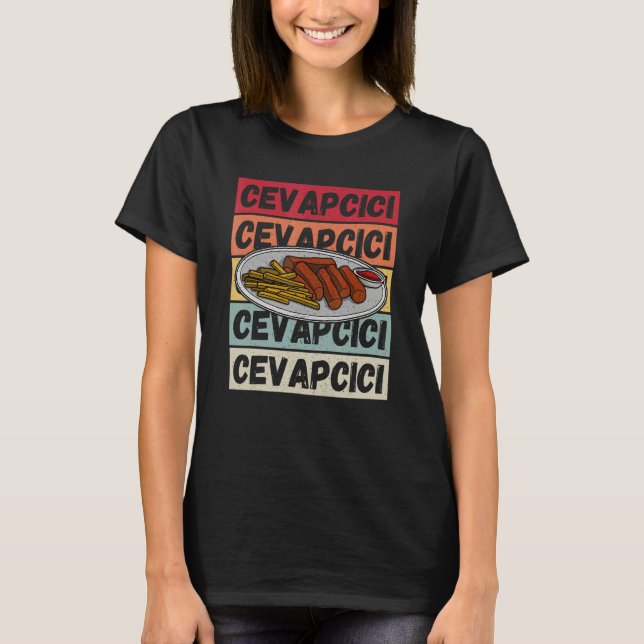 Camiseta Cevapcici Kebab Balkan cuisine 12 (Frente)