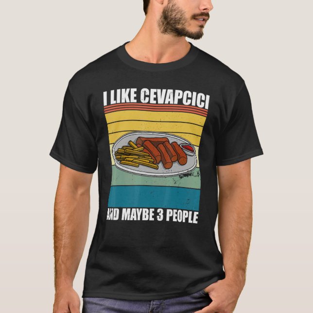 Camiseta Cevapcici Kebab Balkan cuisine 42 (Frente)
