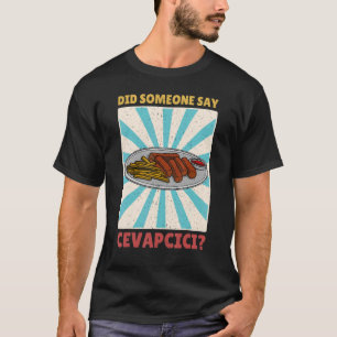 Camiseta Cevapcici Kebab cozinha balcânica 45