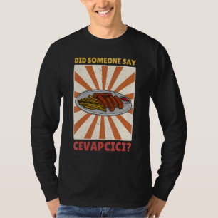 Camiseta Cevapcici Kebab culinária balcânica 46