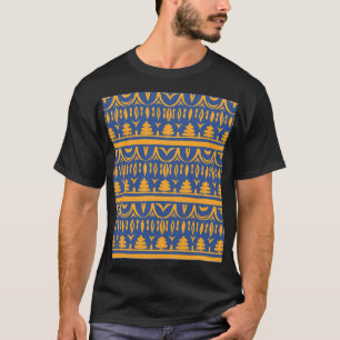 Camiseta Cevrons Africanos: Padrão Tribal Étnico
