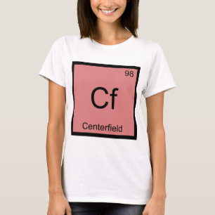 Camiseta Cf - Centro do Campo Símbolo de Elemento Químico B