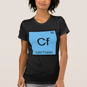 Camiseta Cf - Fusão Fria Símbolo de Elemento Químico Física