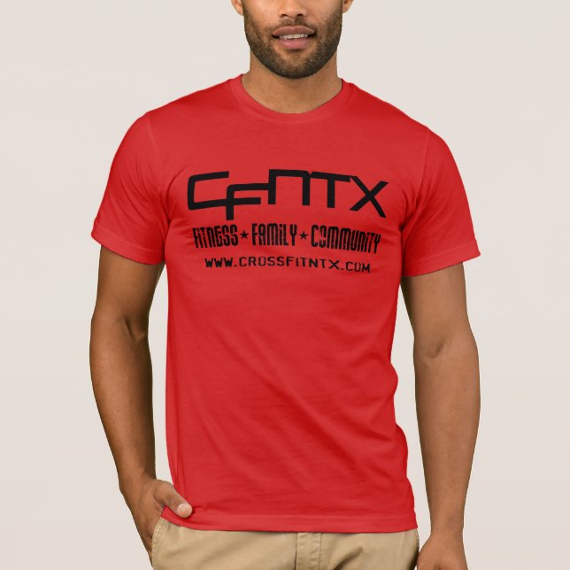 Camiseta CFNTX - Vermelho (Frente)