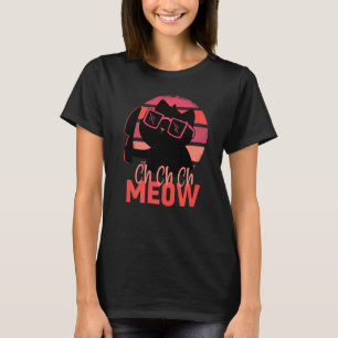 Camiseta Ch Ch Ch Meow Scareen Halloween Cat Horror Slasher