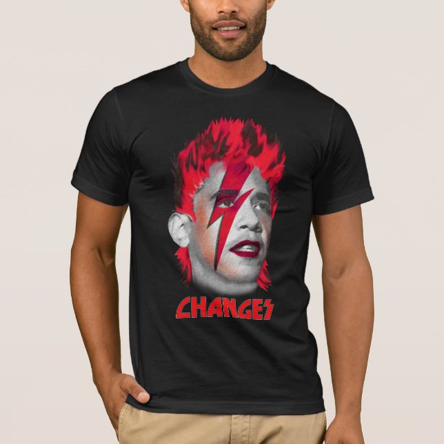 Camiseta Ch-Ch-Mudanças - Barack Obama (Frente)