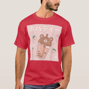 Camiseta Chá Boba Cute Bear Kawaii