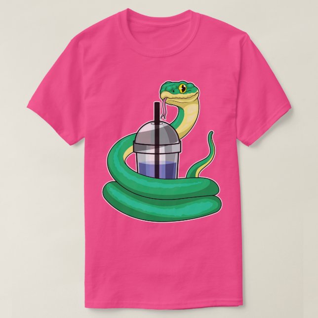 Camiseta Chá cobra Bubble (Frente do Design)