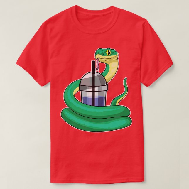 Camiseta Chá cobra Bubble (Frente do Design)