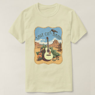 Camiseta Chá com banda de design de Sage City.