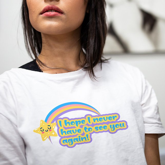 Camiseta Chá de Adeus Cheeky (Sarcastic goodbye t-shirt for coworkers or friends – perfect for office farewells and send-offs)