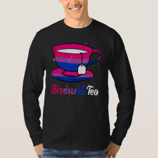 Camiseta Chá de Apoio Bissexual Bissexual   Bissexualitea