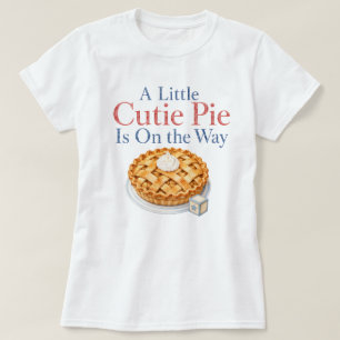 Camiseta Chá de Bebê A Little Cutie Pie