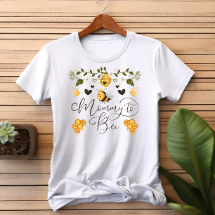 Camiseta Chá de Bebê Abelha Bumblebee Futura Mamãe