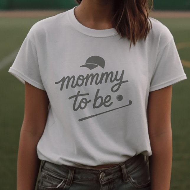 Camiseta Chá de Bebê de Golfe Mamãe Futurama (Zazzle Golf Baby Shower Mommy to Be T-Shirt)
