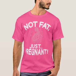 Camiseta Chá de Bebê Não Estou Gorda, Só Grávida