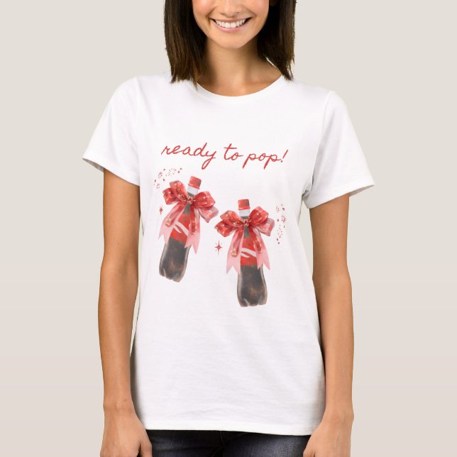 Camiseta Chá de Bebê Pronto para Nascer (Frente)