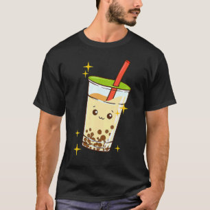 Camiseta Chá de Bolha Boba Baller Pérola de Chá de Leite Bo