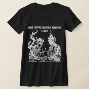 Camiseta Chá de bolha com demônios
