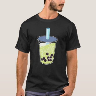 Camiseta Chá De Bolha De Leite De Chá De Boba Bonito