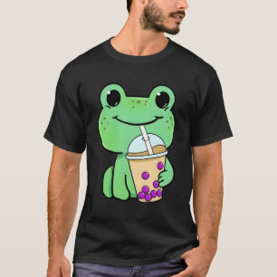 Camiseta Chá de bolha do Bebendo do sapo