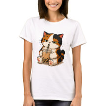 Chá de Bolhas de Gato Calico Mal-Humorado