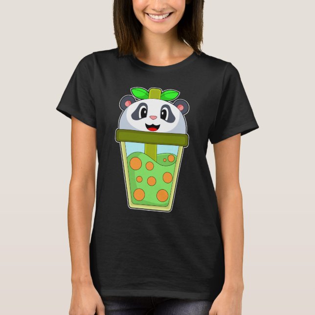Camiseta Chá de Bolhas de Panda (Frente)