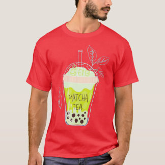 Camiseta chá de bolhas matcha 4