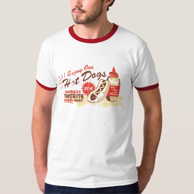 Camiseta Chá de cachorro quente (Frente)